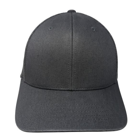Carhartt Snapback Mesh Back Trucker Hat Gray One Size Solid 110 Outdoor - Picture 1 of 9